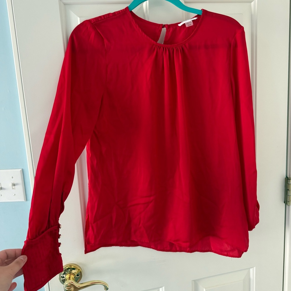 Calvin Klein Red Blouse